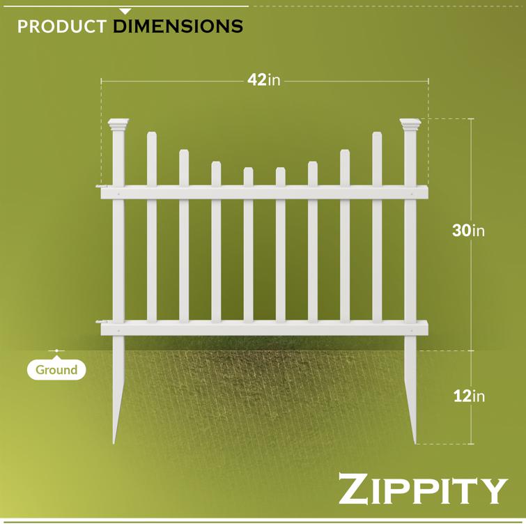Washington No-Dig Garden Fence Kit (20in H x 42in W)